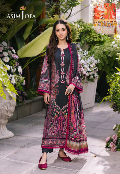 Asim Jofa | PRINTED LAWN 3 PCS | AJGB-05