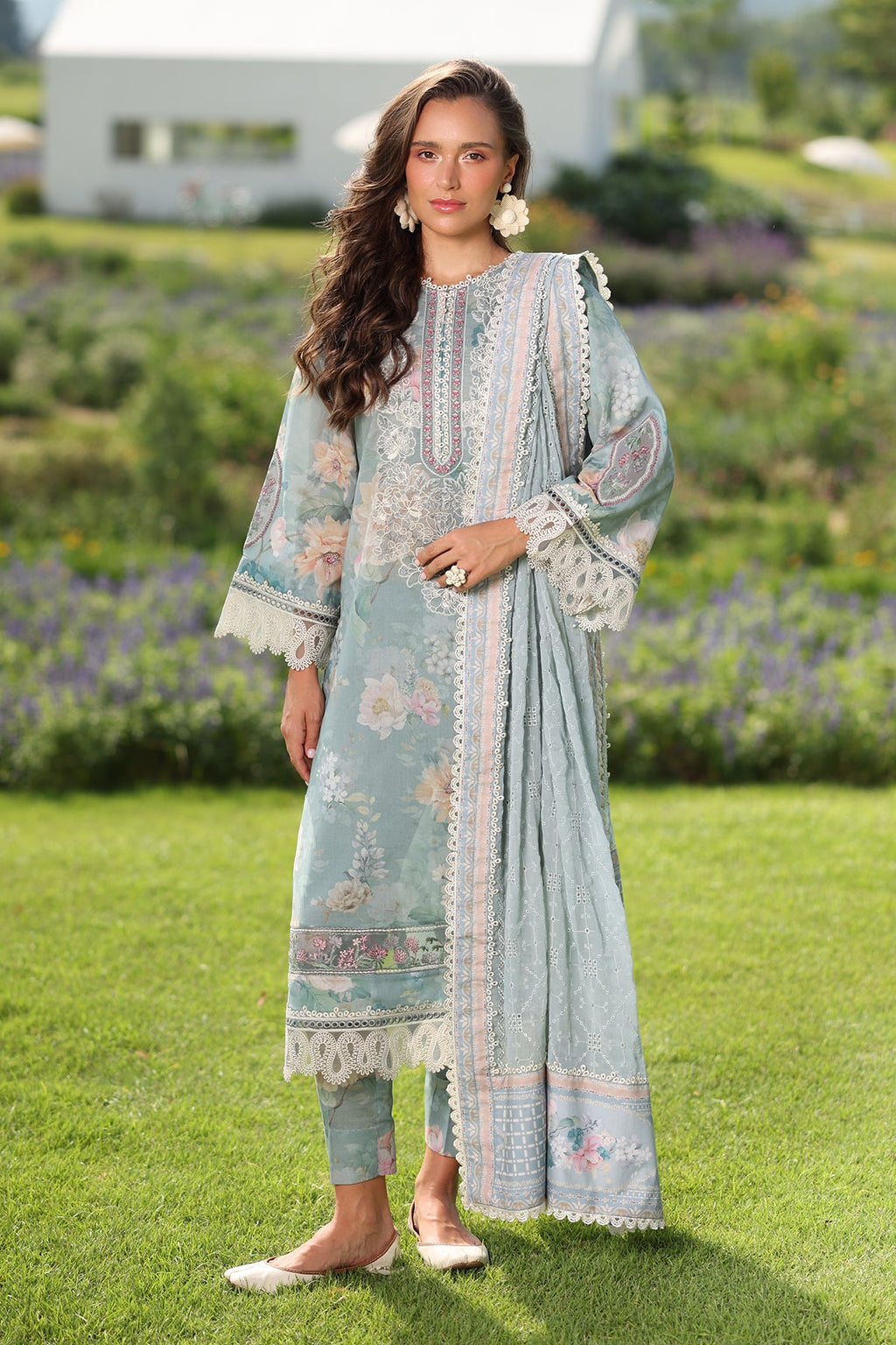 Baroque | Embroidered Lawn | UF-4224