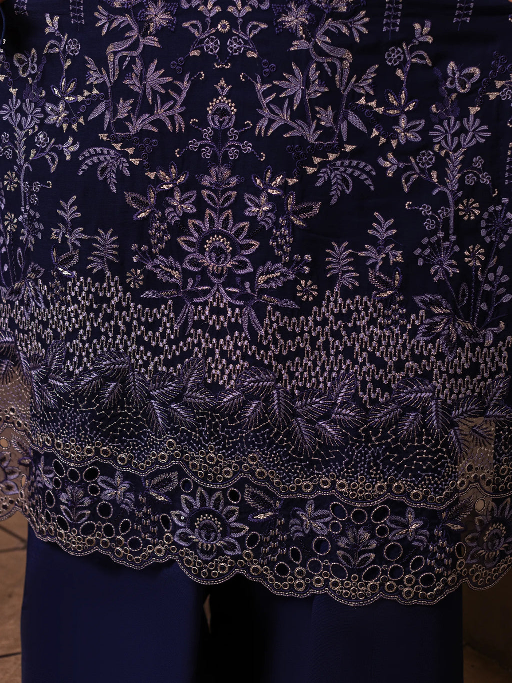 Neelam - 3 Piece Embroidered Chiffon Dress