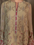 Zohra - 3 Piece Embroidered Chiffon Dress