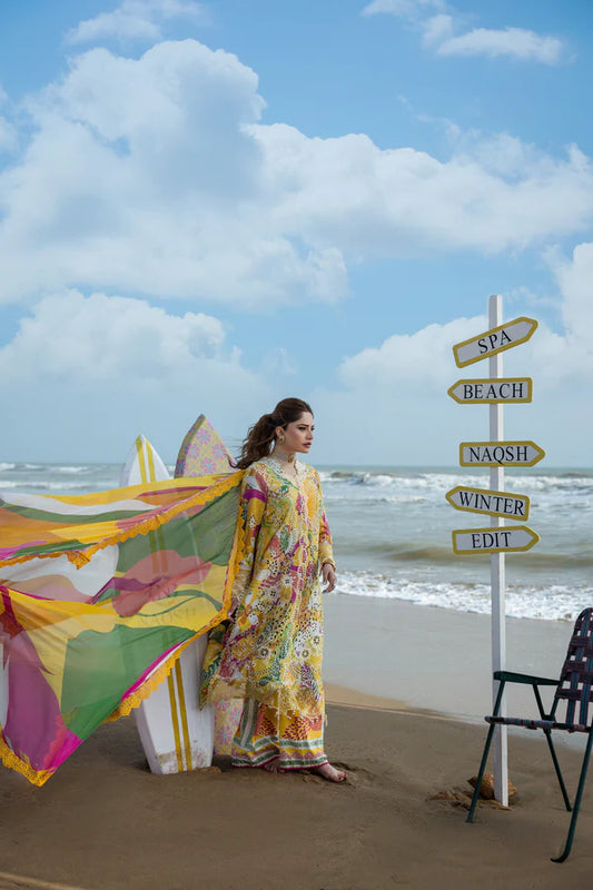 NAQSH | VISCOSE | Yellow - 00174