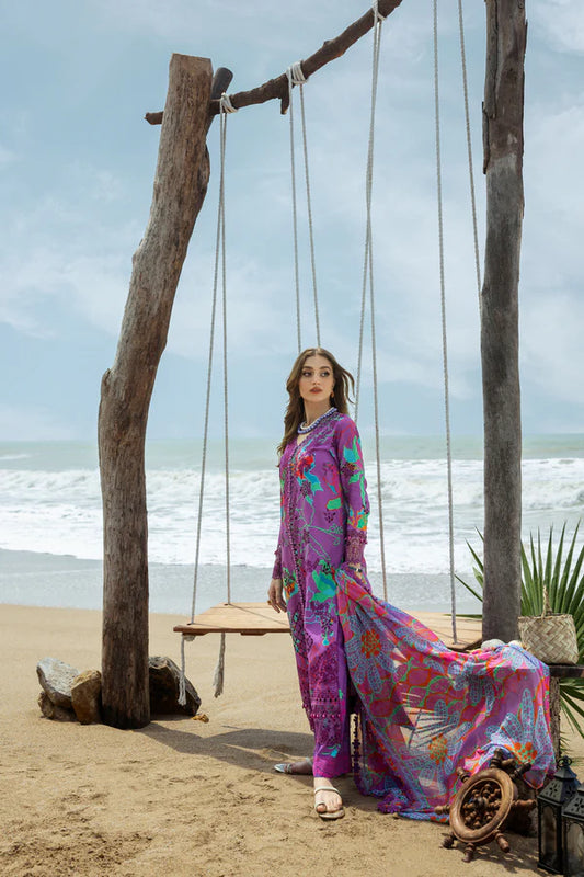 NAQSH | VISCOSE | Medium Purple - 00177