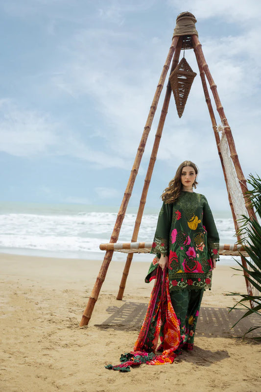 NAQSH | VISCOSE | Deep Green - 00167