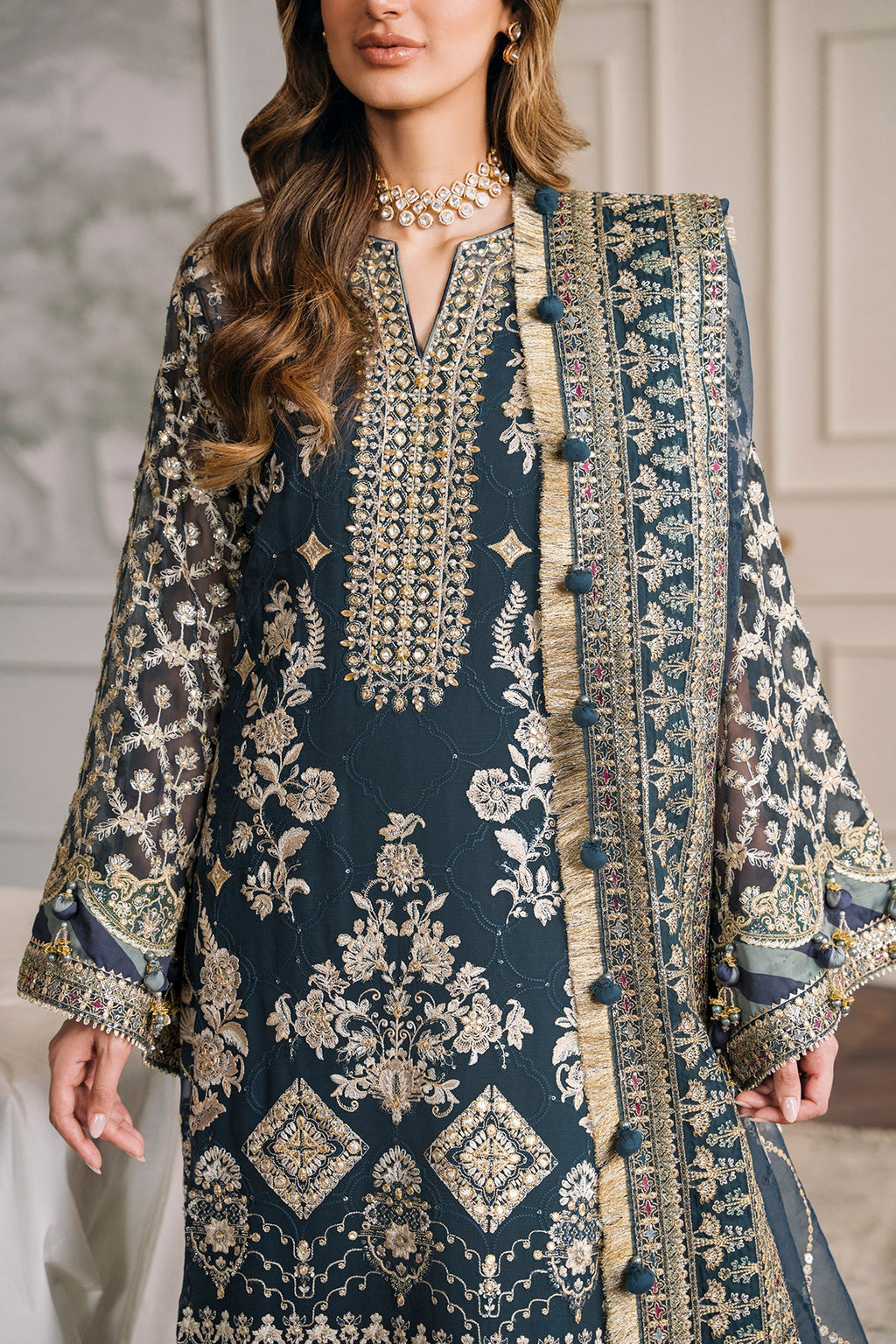 Baroque | EMBROIDERED CHIFFON | CH12-01