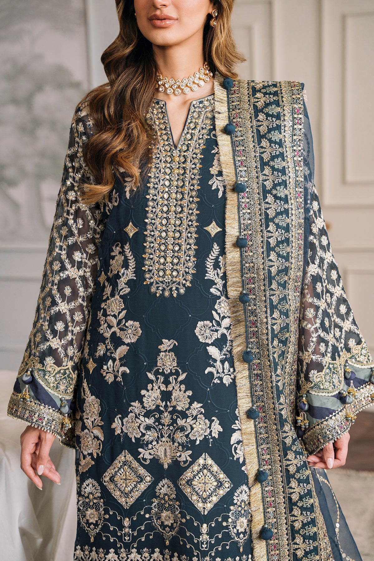 Baroque | EMBROIDERED CHIFFON | CH12-01