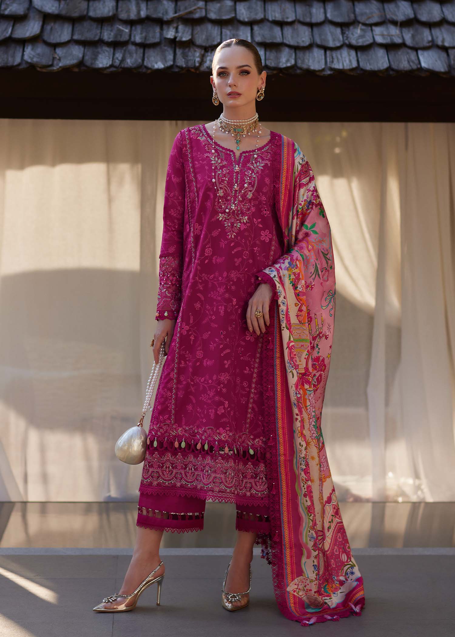 Kanwal Malik | Ariya Luxury Lawn'26 | Avelyn