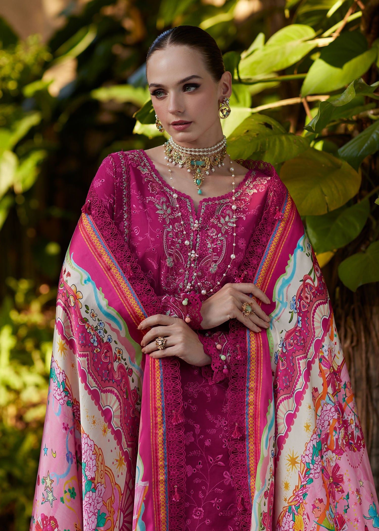 Kanwal Malik | Ariya Luxury Lawn'26 | Avelyn