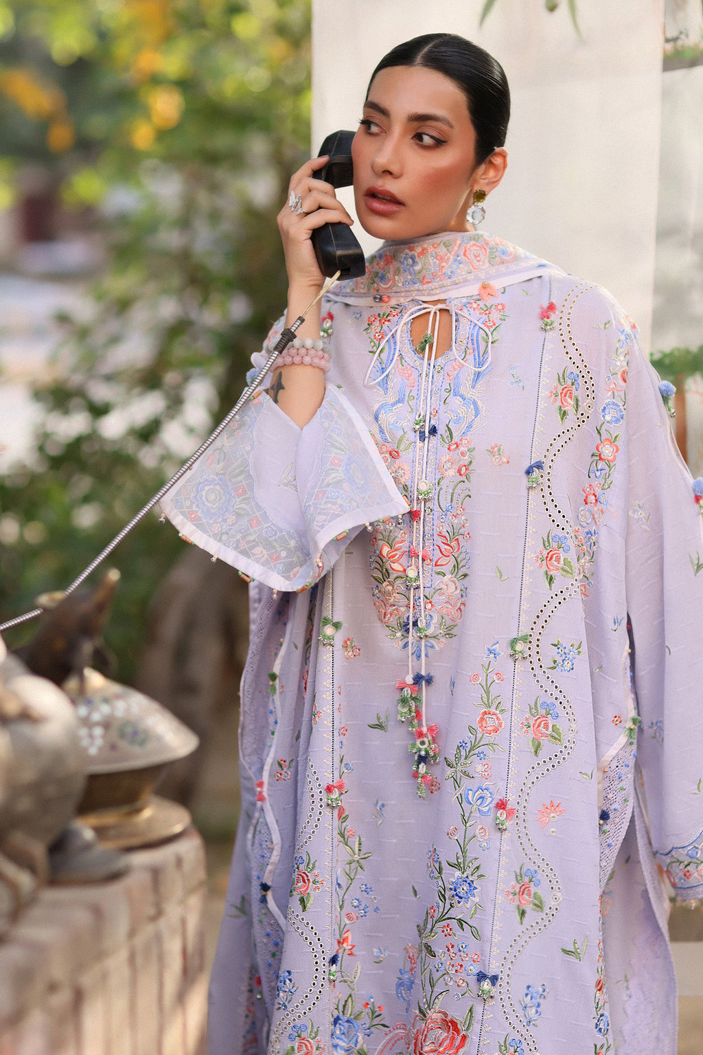Zaha | Wildflower Festive Lawn 26 | Periwinkle Muse