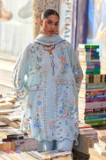 Zaha | Wildflower Festive Lawn 26 | Forget me not Breeze