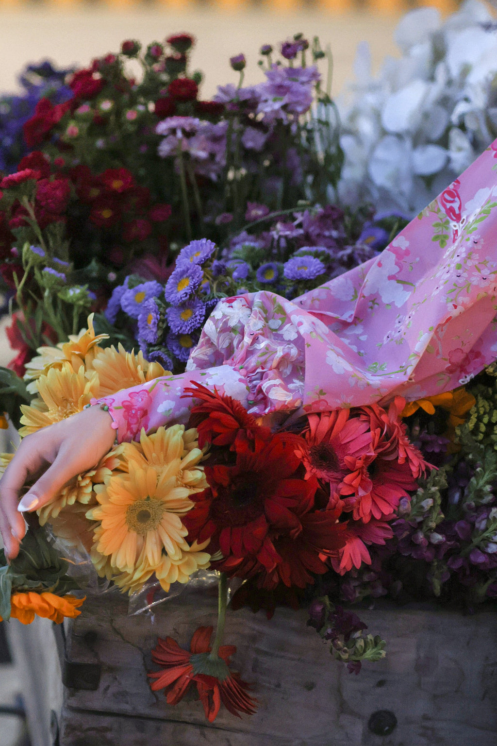 Zaha | Wildflower Festive Lawn 26 | Peony Reverie