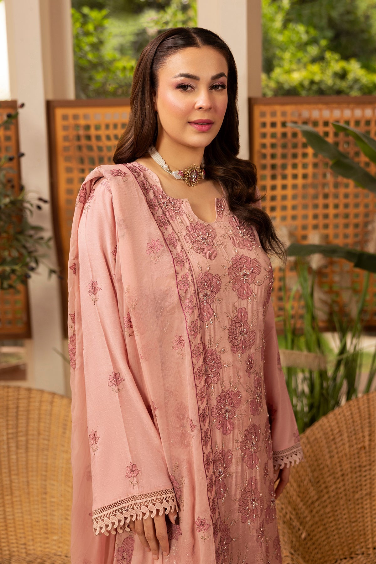 Noor E Fajar | Zaryaab EMbroidered Silk Karandi | KRS-292