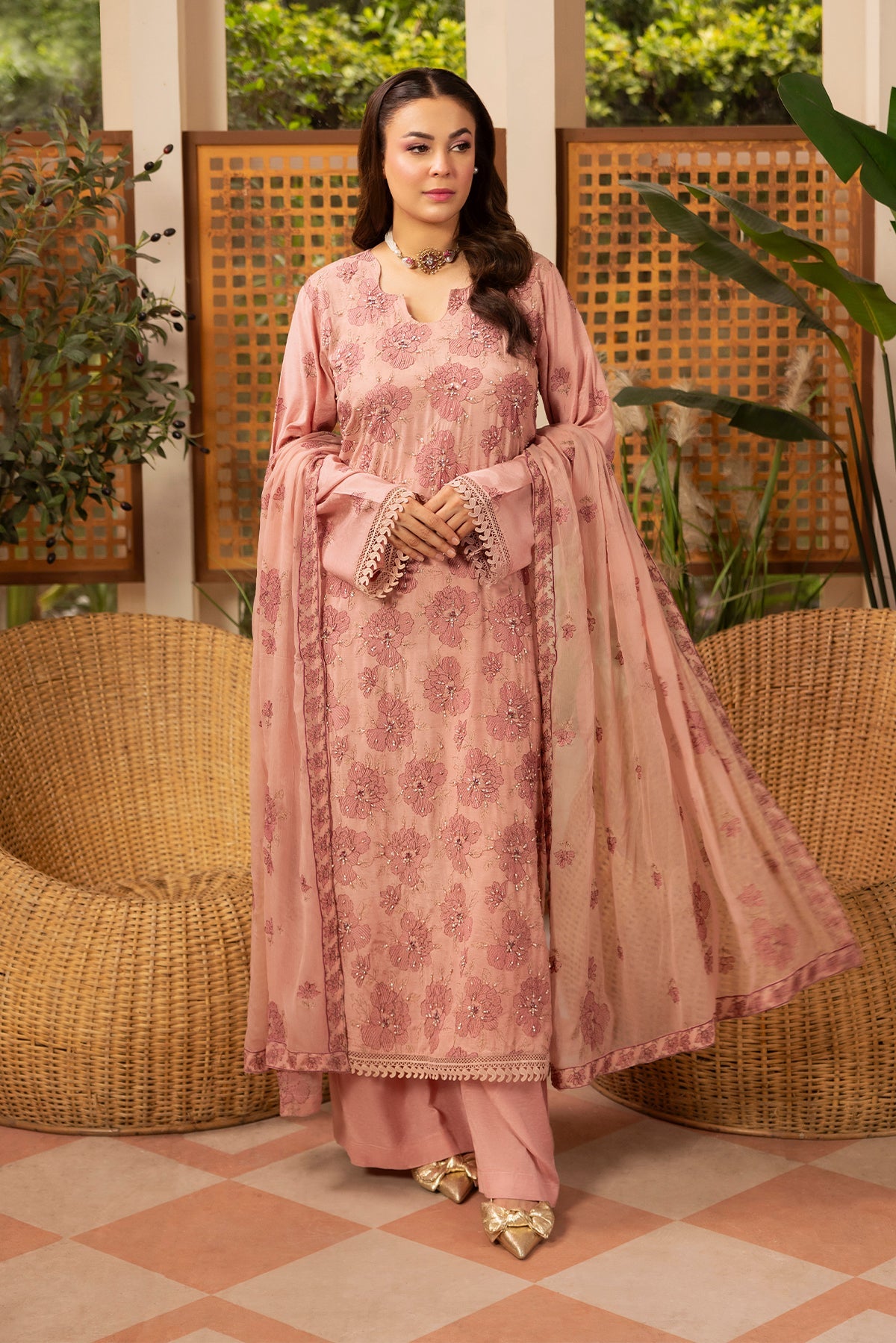Noor E Fajar | Zaryaab EMbroidered Silk Karandi | KRS-292