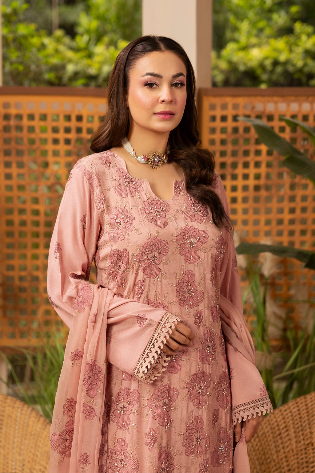 Noor E Fajar | Zaryaab EMbroidered Silk Karandi | KRS-292