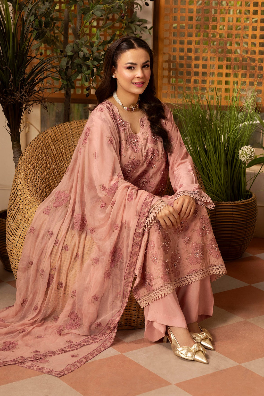 Noor E Fajar | Zaryaab EMbroidered Silk Karandi | KRS-292