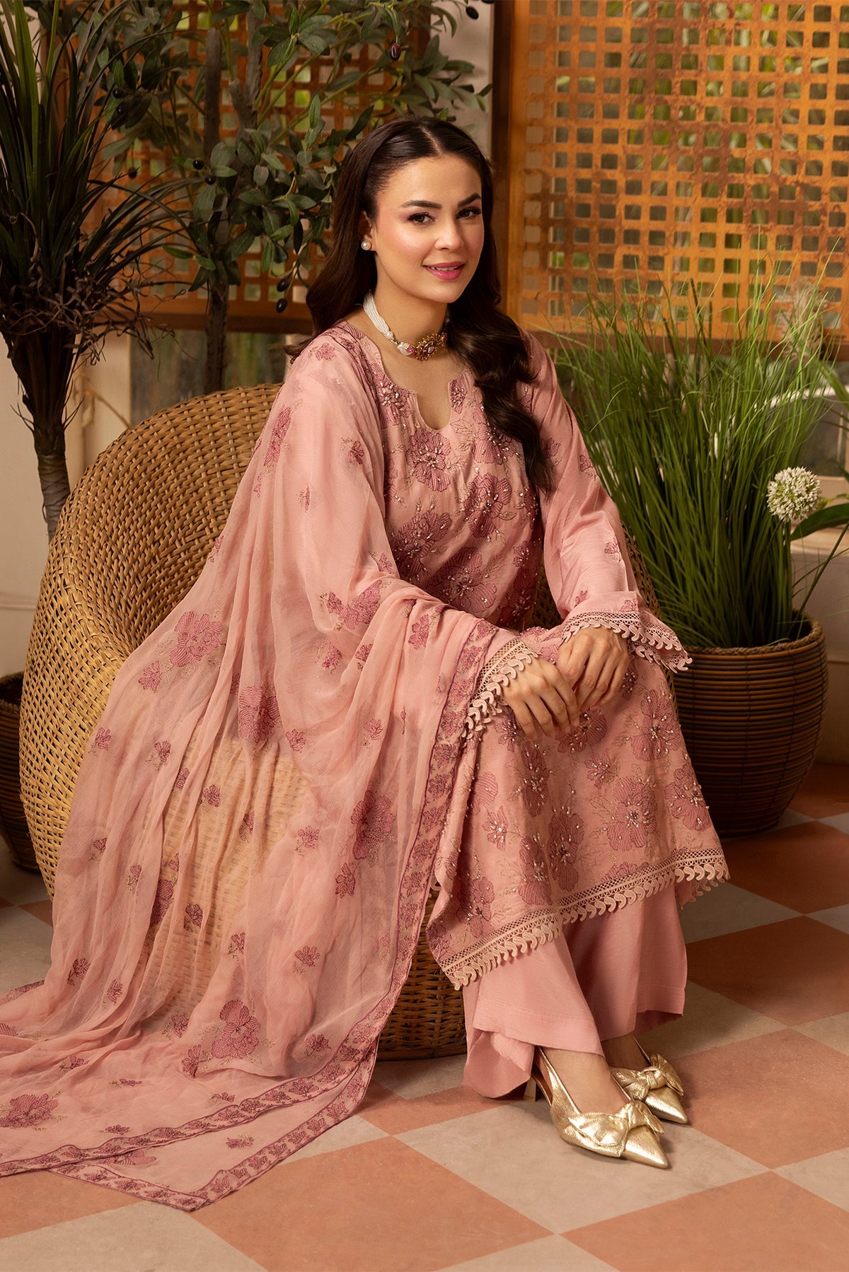 Noor E Fajar | Zaryaab EMbroidered Silk Karandi | KRS-292