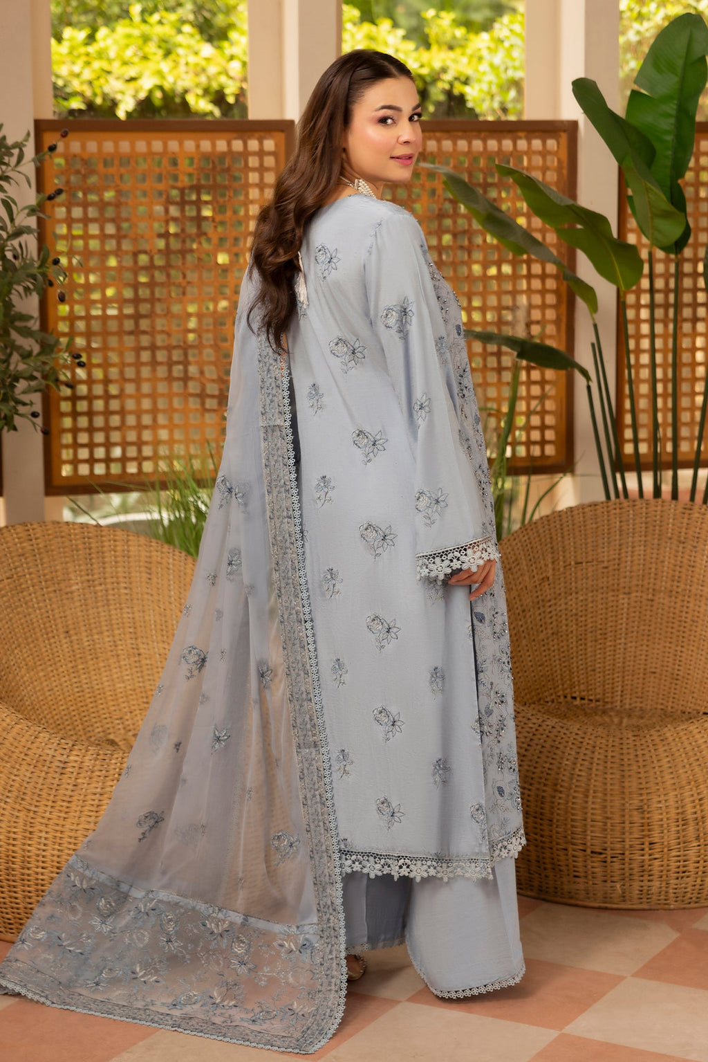 Noor E Fajar | Zaryaab EMbroidered Silk Karandi | KRS-293