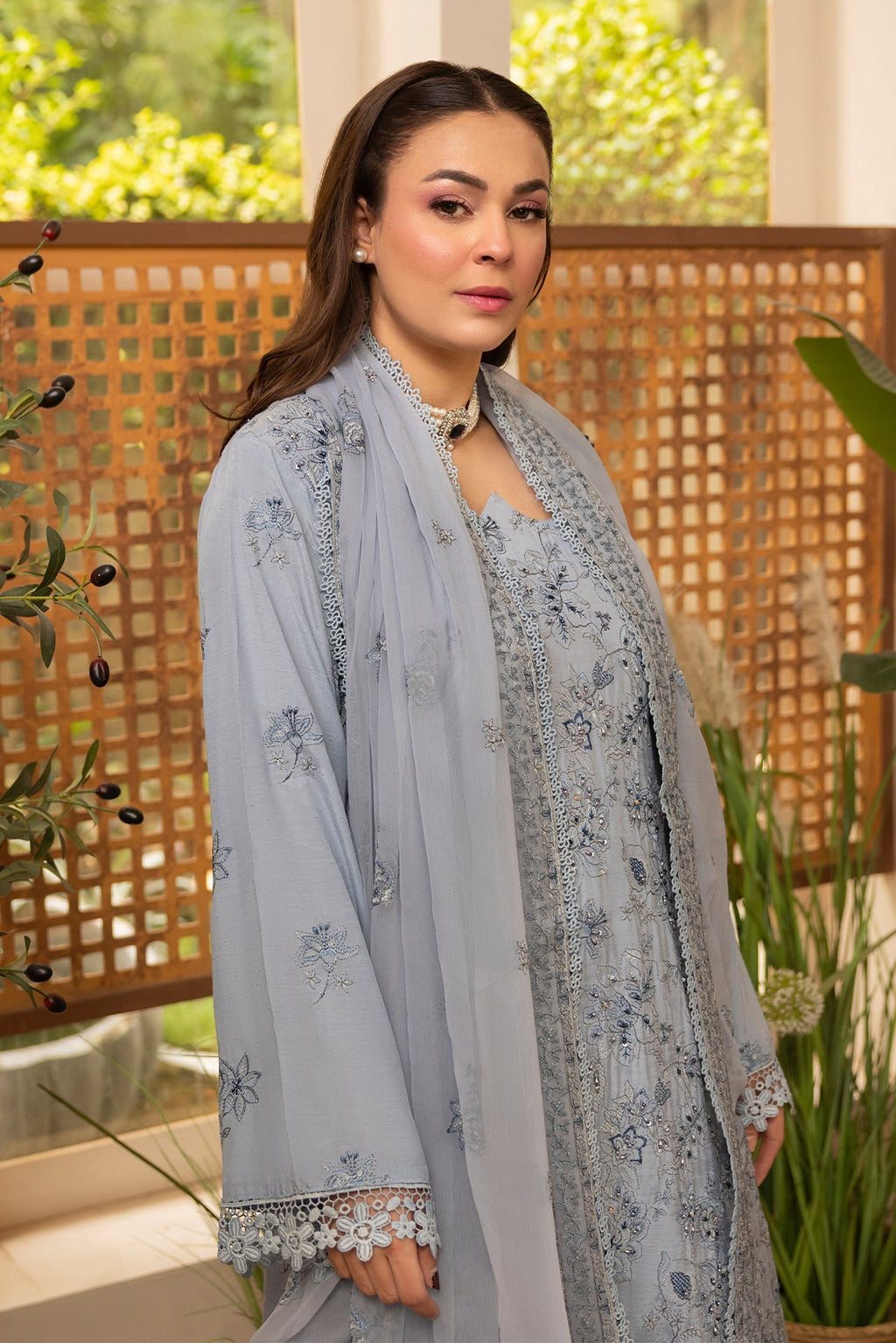 Noor E Fajar | Zaryaab EMbroidered Silk Karandi | KRS-293