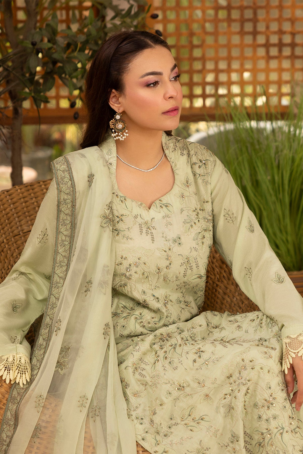 Noor E Fajar | Zaryaab EMbroidered Silk Karandi | KRS-294