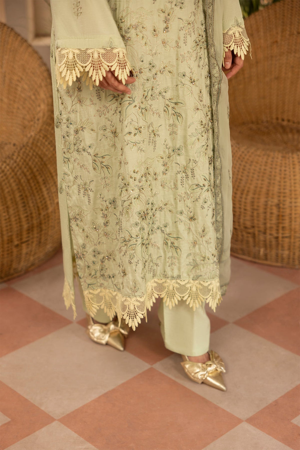 Noor E Fajar | Zaryaab EMbroidered Silk Karandi | KRS-294