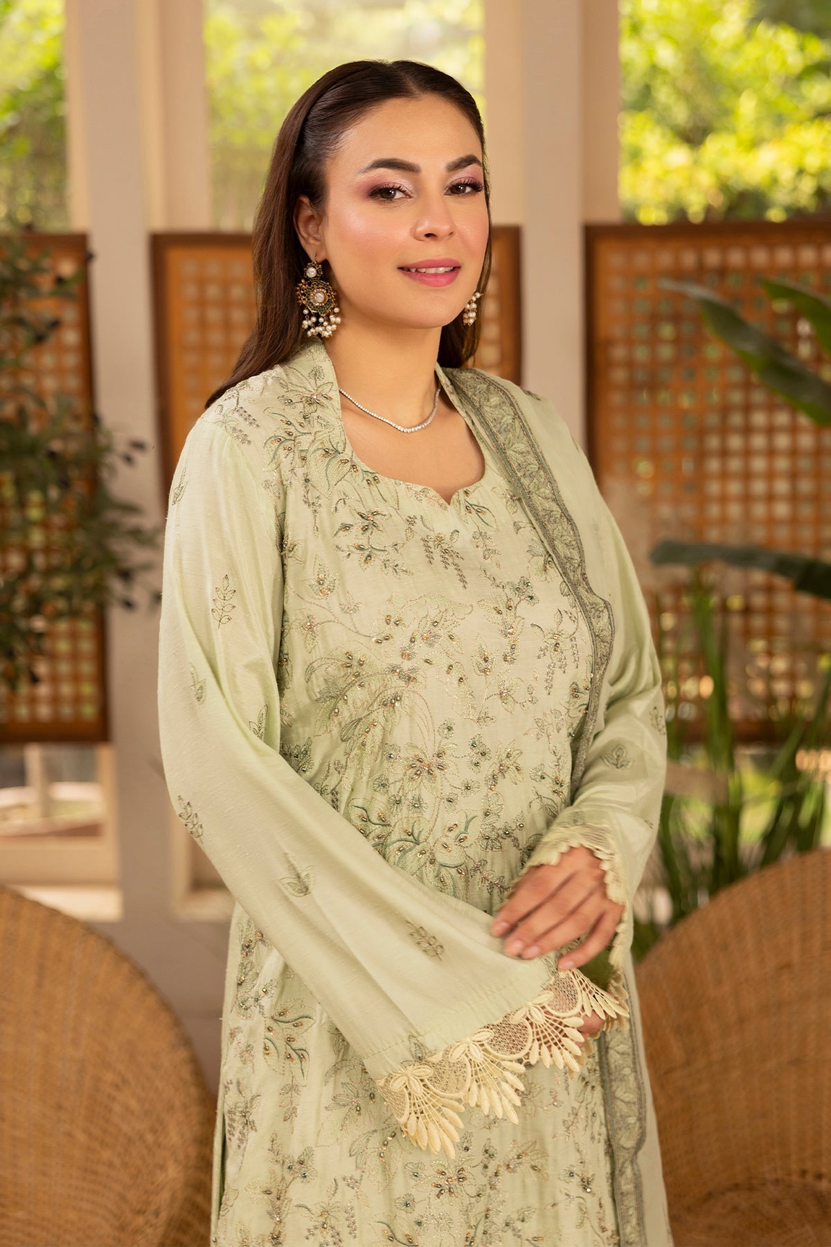 Noor E Fajar | Zaryaab EMbroidered Silk Karandi | KRS-294