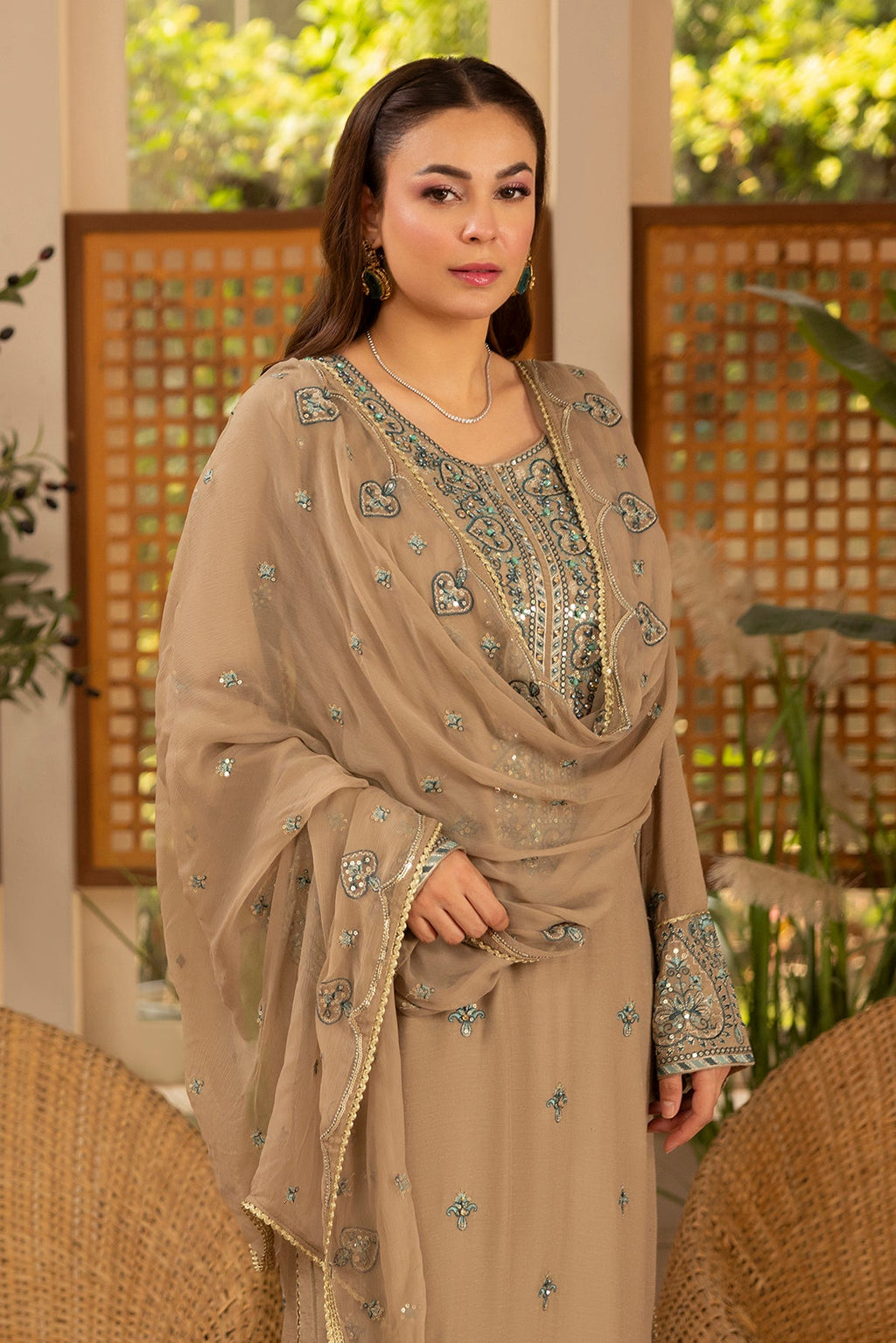 Noor E Fajar | Zaryaab EMbroidered Silk Karandi | KRS-295