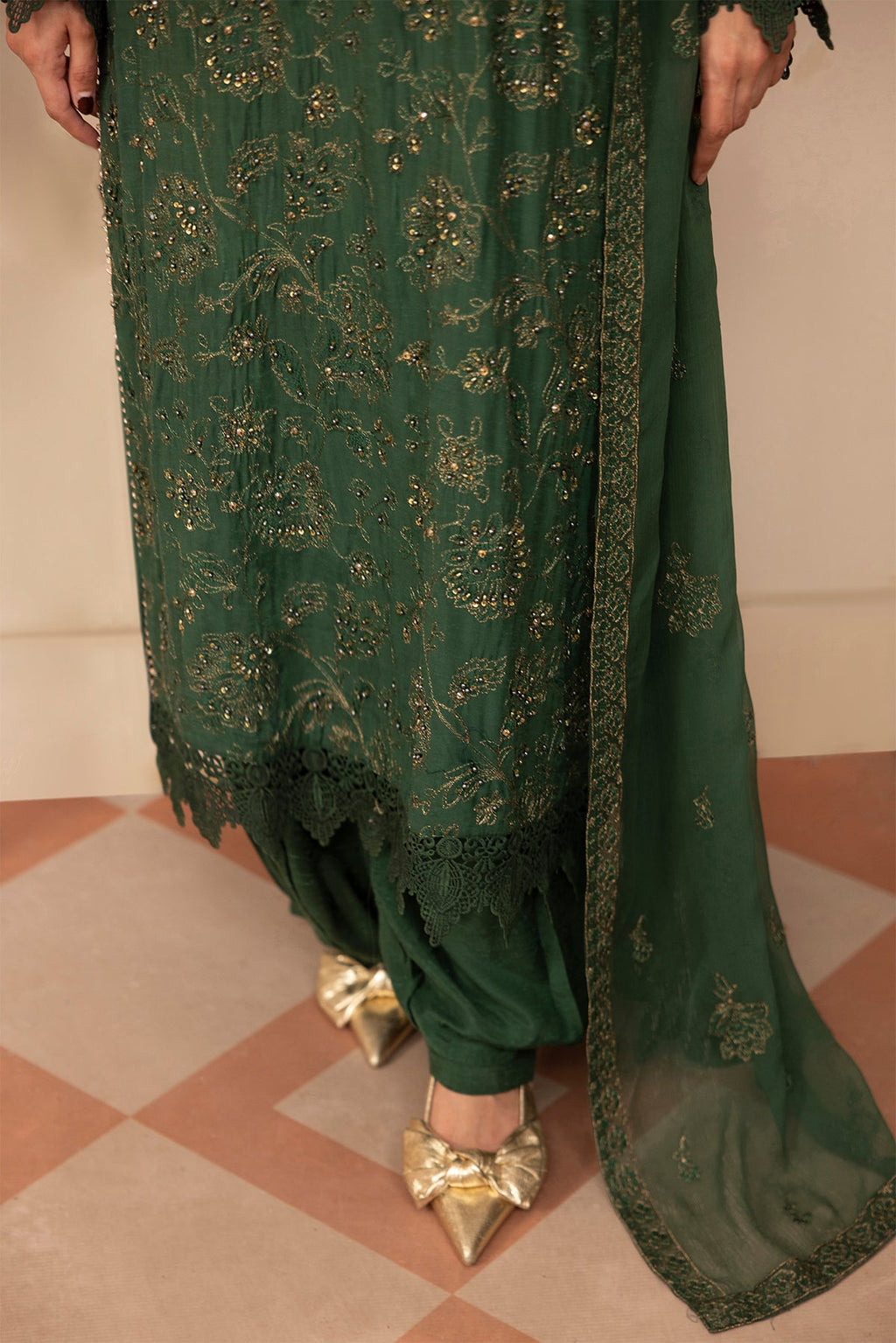 Noor E Fajar | Zaryaab EMbroidered Silk Karandi | KRS-298