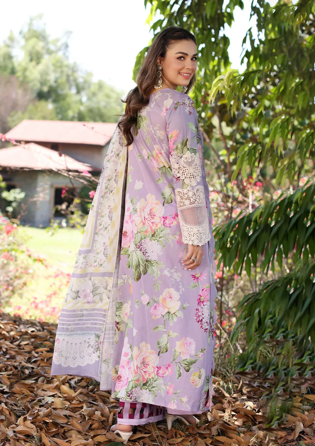 Elaf | Printkari Lawn | LILAC L’AMOUR