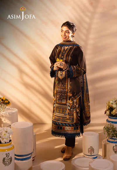 Asim Jofa | Printed Lawn | AJUB-18