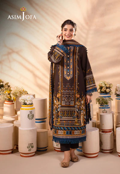 Asim Jofa | Printed Lawn | AJUB-18