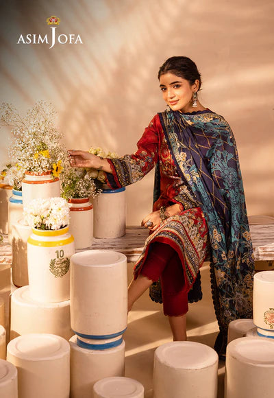 Asim Jofa | Printed Lawn | AJUB-02