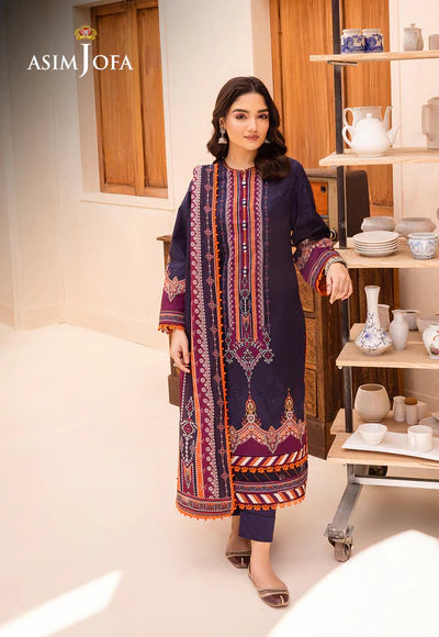 Asim Jofa | Printed Lawn | AJUB-09