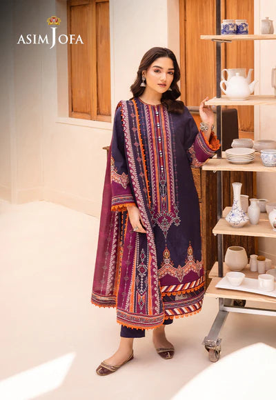 Asim Jofa | Printed Lawn | AJUB-09