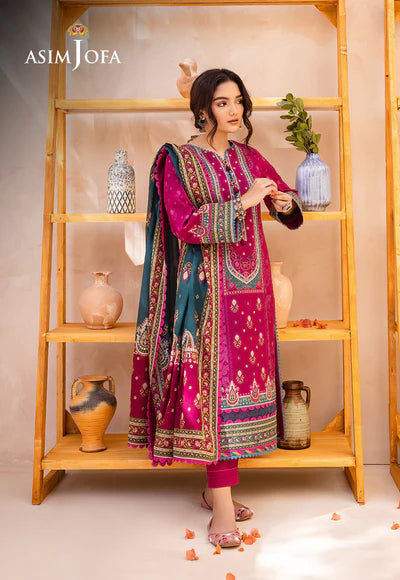 Asim Jofa | Printed Lawn | AJUB-05