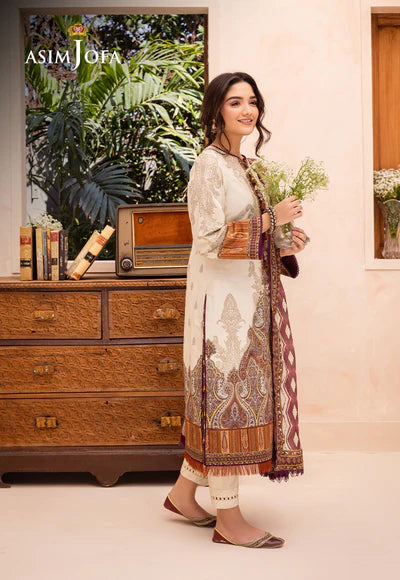 Asim Jofa | Printed Lawn | AJUB-11