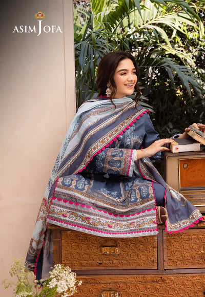 Asim Jofa | Printed Lawn | AJUB-14