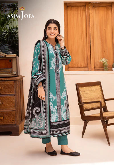 Asim Jofa | Printed Lawn | AJUB-03