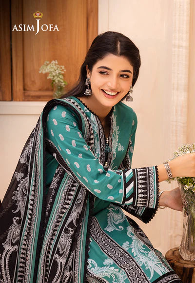 Asim Jofa | Printed Lawn | AJUB-03