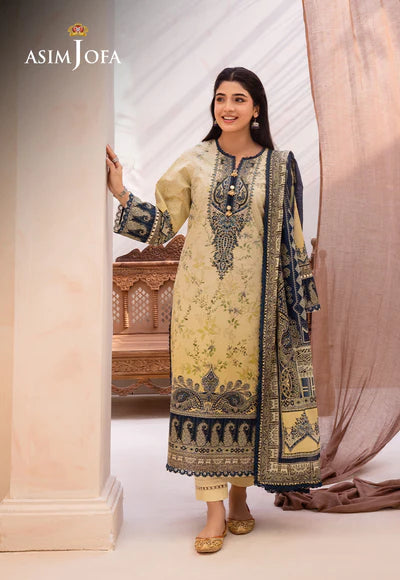 Asim Jofa | Printed Lawn | AJUB-15