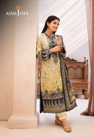 Asim Jofa | Printed Lawn | AJUB-15