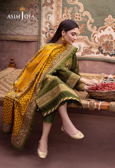 Asim Jofa | Printed Lawn | AJUB-01