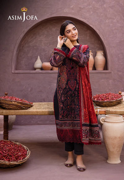 Asim Jofa | Printed Lawn | AJUB-12