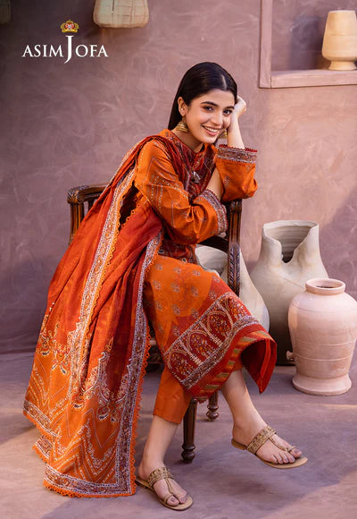 Asim Jofa | Printed Lawn | AJUB-07