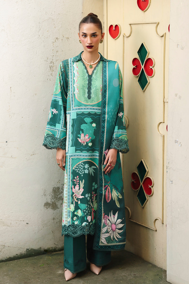 Qalamkar | Q Print winter | QW-08 (B) ANIKA