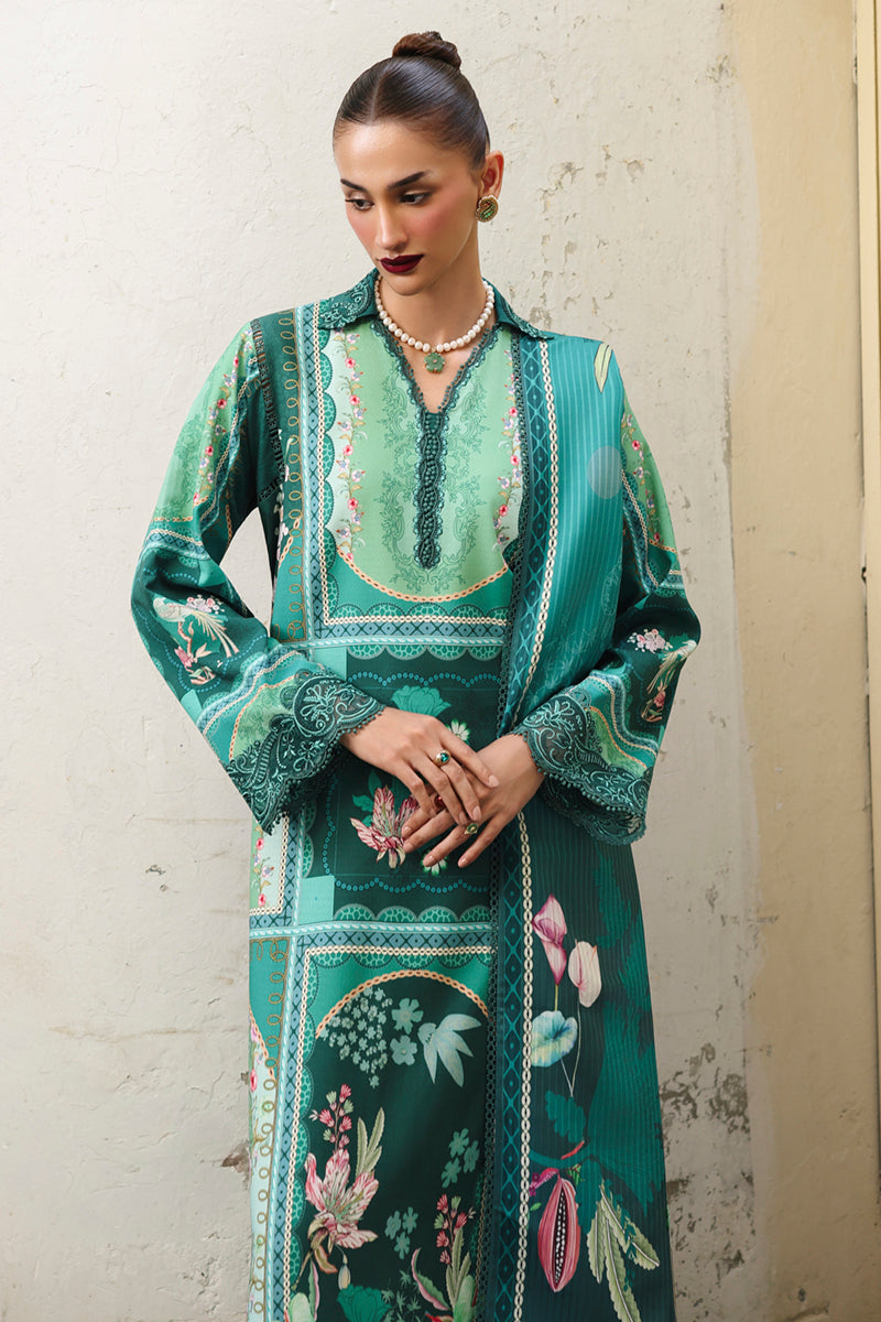 Qalamkar | Q Print winter | QW-08 (B) ANIKA