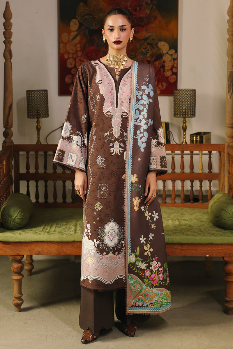 Qalamkar | Q Print winter | QW-09 (B) RABELLA