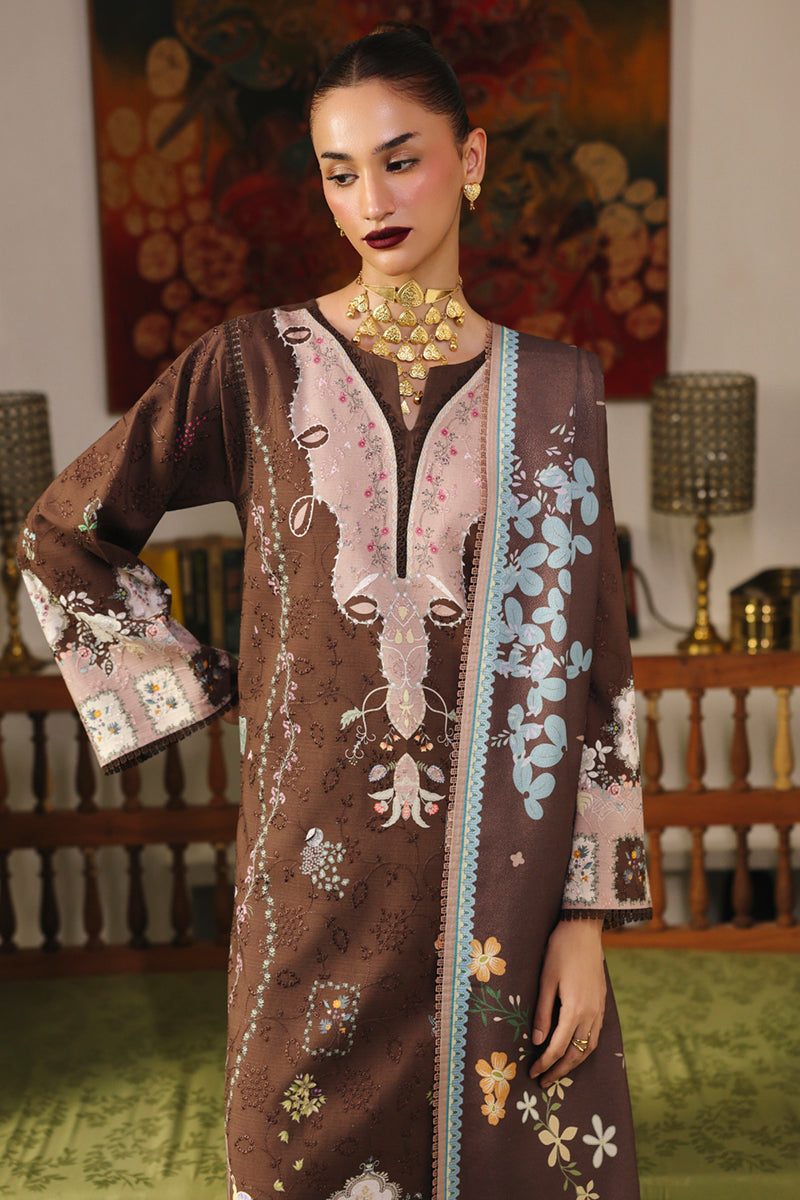 Qalamkar | Q Print winter | QW-09 (B) RABELLA