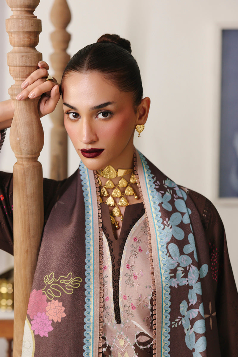 Qalamkar | Q Print winter | QW-09 (B) RABELLA