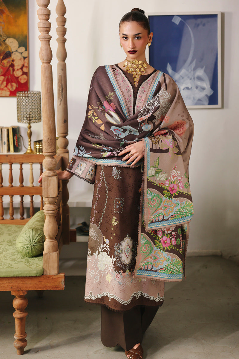 Qalamkar | Q Print winter | QW-09 (B) RABELLA