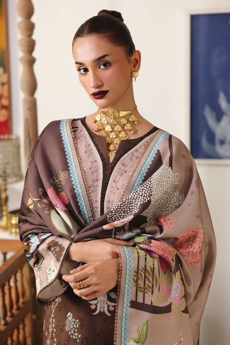Qalamkar | Q Print winter | QW-09 (B) RABELLA