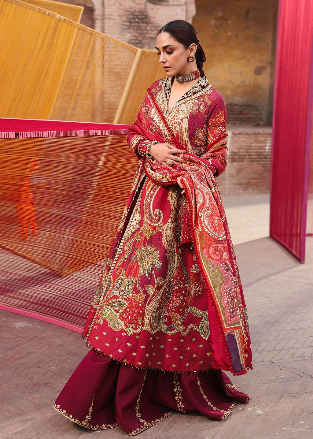 CRIMSON | FESTIVE | DAMINI